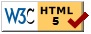 W3C HTML 5 Validated